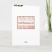 ハッピーアニバーサリーラバー気のあるそぶりをしたおもしろい カード (裏面)