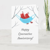 ハッピーアニバーサリーラブバードマスクカード カード (正面)