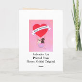 ハッピーアニバーサリーラブラドール カード (裏面)