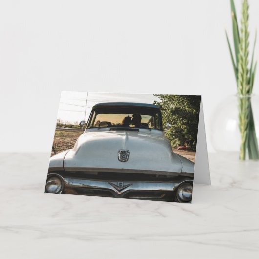 ハッピーアニバーサリーヴィンテージカップル カード (正面)