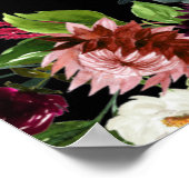 ハッピーアニバーサリー任意の年のフローラガーランド54x40 ポスター (角)