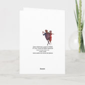 ハッピーアニバーサリー最高のズ社交ダンス・ダンサー カード (裏面)