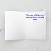 ハッピーアニバーサリー格言カップルカード シーズンカード (内部)