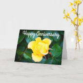 ハッピーアニバーサリー歩くオンサンシャインバラ#1カード カード (黄色い花)