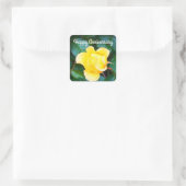 ハッピーアニバーサリー歩くオンサンシャインバラ#1 スクエアシール (バッグ)