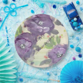 ハッピーアニバーサリー紙プレート ペーパープレート (パーティー)