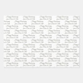 ハッピーアニバーサリー15カスタム年 ラッピングペーパーシート (正面2)