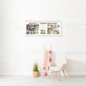 ハッピーアニバーサリー18フォトコラージュカスタム 横断幕 (インサイチュ)