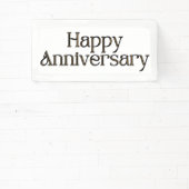 ハッピーアニバーサリー2x1ビニールバナー 横断幕 (インサイチュ)