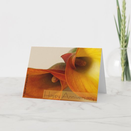 ハッピーアニバーサリー カード (正面)