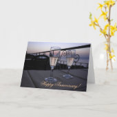 ハッピーアニバーサリー! カード (黄色い花)