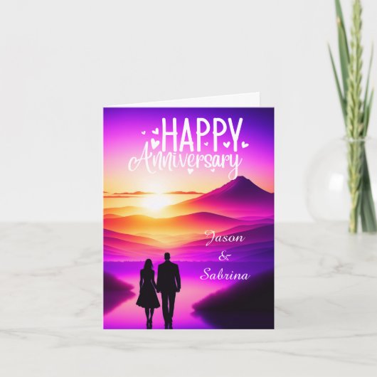 ハッピーアニバーサリー カード (正面)