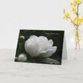 ハッピーアニバーサリー カード (黄色い花)