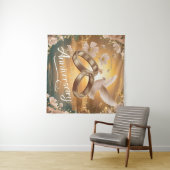 ハッピーアニバーサリー ゴールド タペストリー (インサイチュ(横))