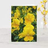 ***ハッピーアニバーサリー**シスター&夫カード カード (黄色い花)