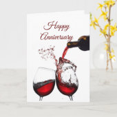 ***ハッピーアニバーサリー**シスター&夫 カード (黄色い花)