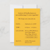 ハッピーアニバーサリー（スクラップブック） 招待状 (裏面)