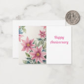 ハッピーアニバーサリー ノートカード (正面/裏面インサイチュ)