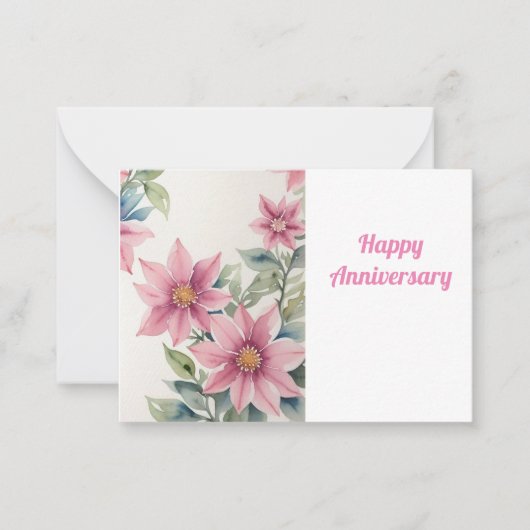 ハッピーアニバーサリー ノートカード (正面)