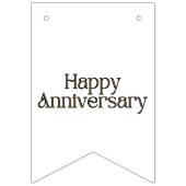 ハッピーアニバーサリー バンティング バナー (第2の旗)