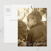 ハッピーアニバーサリー ポストカード (正面/裏面)