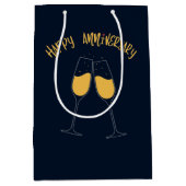 ハッピーアニバーサリー ミディアムペーパーバッグ (正面)