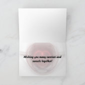 「ハッピーアニバーサリー」ライトカード カード (内部)