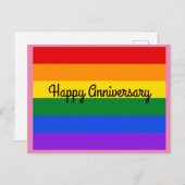 ハッピーアニバーサリー レインボー #1 ポストカード (正面/裏面)