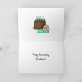 ハッピーアニバーサリー |レトロノスタルジック1950年代 カード (内部)