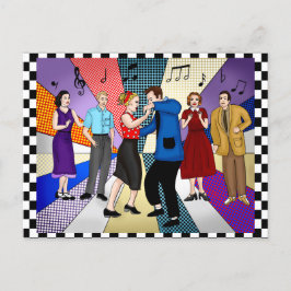 ハッピーアニバーサリー | レトロ ノスタルジック 1950's ポストカード