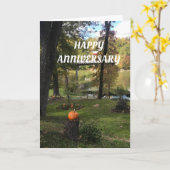 *ハッピーアニバーサリー*愛"あなた"の大部分！ カード (黄色い花)
