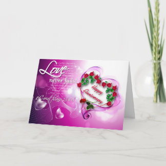 ハッピーアニバーサリー - 愛（クリスチャン） カード