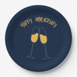 ハッピーアニバーサリー – 紙プレート ペーパープレート