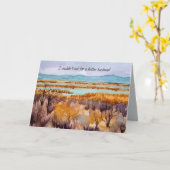 ハッピーアニバーサードザートランドスケープ聖人 カード (黄色い花)