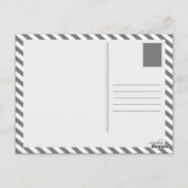 ハッピーアニバーシストライプョン ポストカード (裏面)