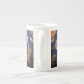 ハッピーアニマルフォックスパターン ボーンチャイナマグカップ (裏面)