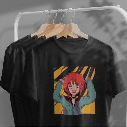 ハッピーアニメガール Tシャツ