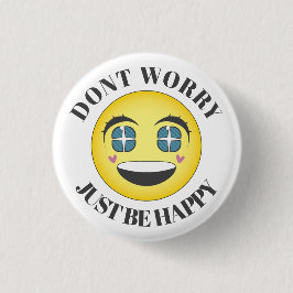 ハッピーアニメ顔 缶バッジ