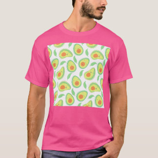 ハッピーアボカドクラシックパターンTシャツ Tシャツ