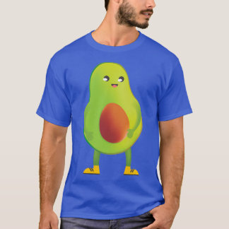 ハッピーアボカドビーガンフルーツフードギフトかわいい愛 Tシャツ