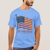 ハッピーアメリカンナショナルデーTシャツ Tシャツ (正面)
