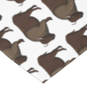 ハッピーアメリカンバイソンバッファローイラストレーション テーブルクロス (アングル)