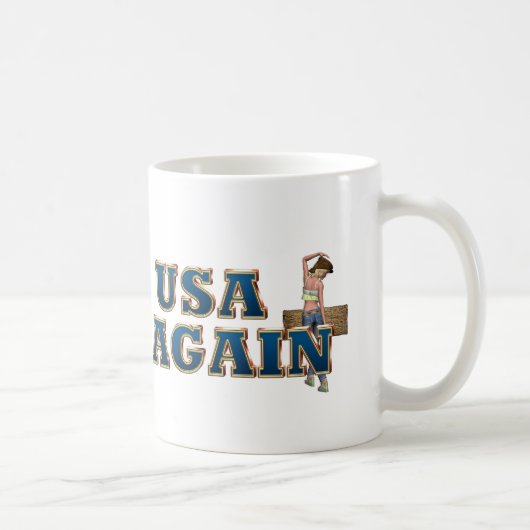 ハッピーアメリカ合衆国マグ コーヒーマグカップ (右)