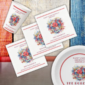 ハッピーアメリカ250誕生日アメリカお祝い スタンダードランチョンナプキン