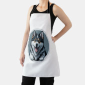 ハッピーアラスカンマラムテパピー エプロン (インサイチュ)