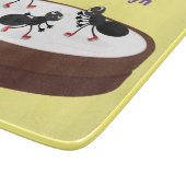 ハッピーアリ氷スケートで滑るオンクッキーマンガ カッティングボード (角)