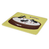 ハッピーアリ氷スケートで滑るオンクッキーマンガ カッティングボード (角)