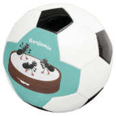 ハッピーアリ氷スケートで滑るオンクッキーマンガ サッカーボール (3/4)