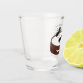 ハッピーアリ氷スケートで滑るオンクッキーマンガ ショットグラス (左)