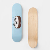 ハッピーアリ氷スケートで滑るオンクッキーマンガ スケートボード (正面)